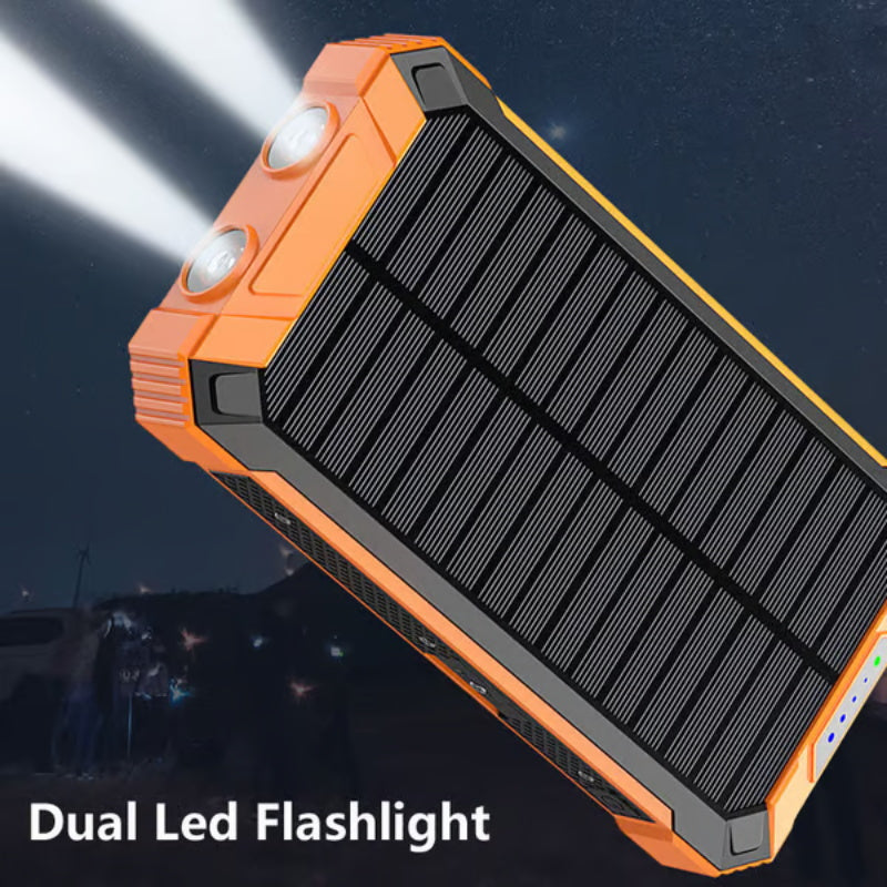🔥🔥2026 Wasserdichte Powerbank mit ultralanger Akkulaufzeit🔥Zonne-energie Powerbank