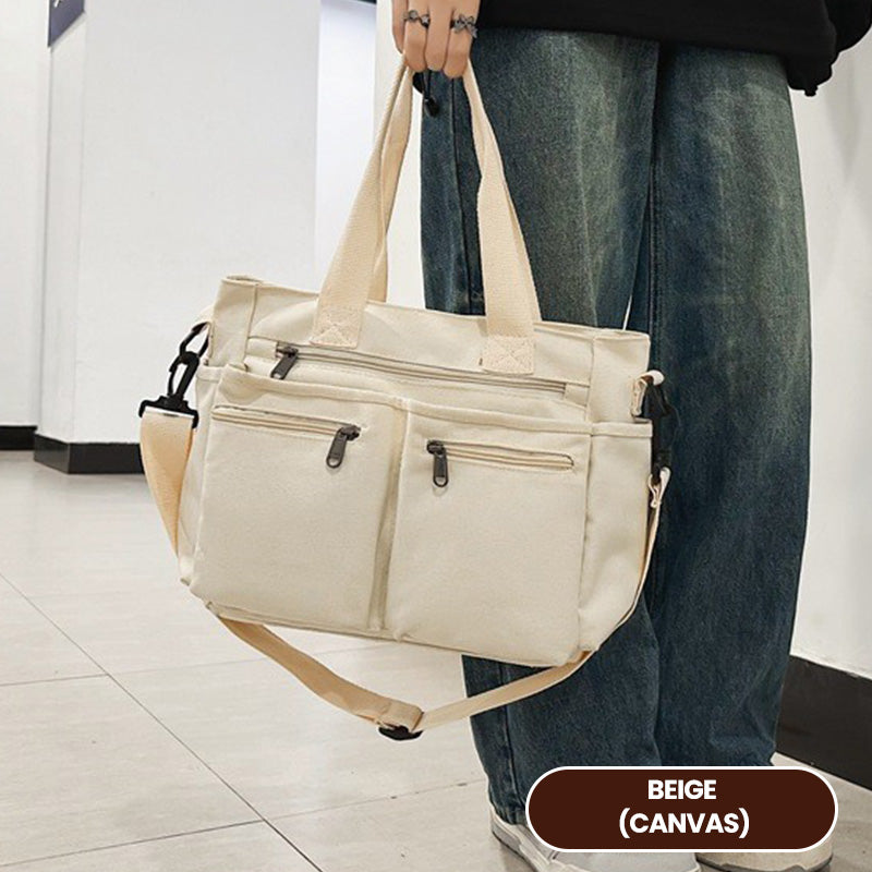 🤎 Elegante Schultertasche im Vintage-Stil – Uni, Praktisch & Stilvoll für den Alltag