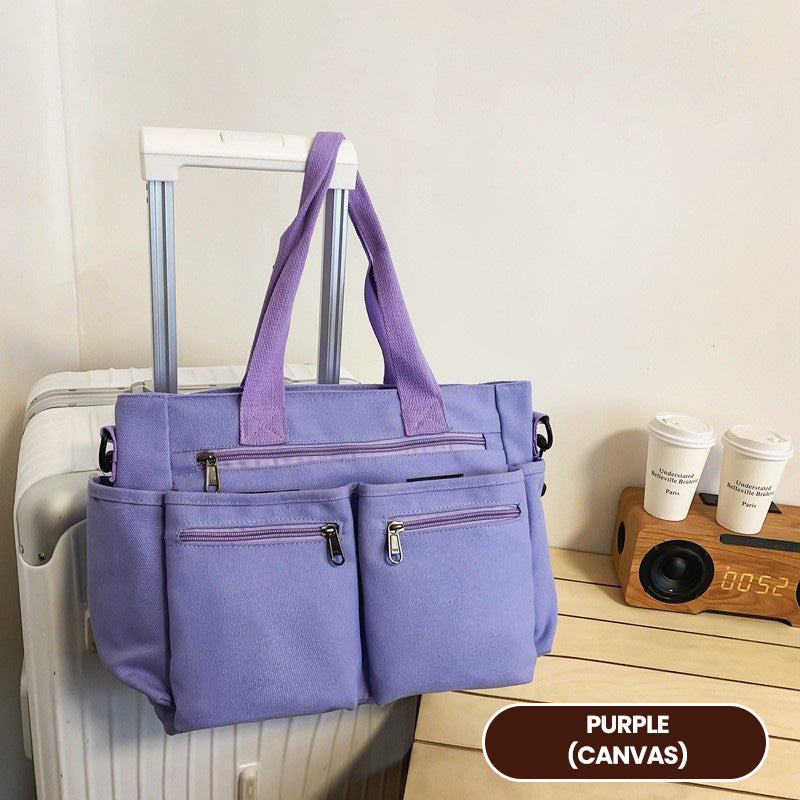 🤎 Elegante Schultertasche im Vintage-Stil – Uni, Praktisch & Stilvoll für den Alltag