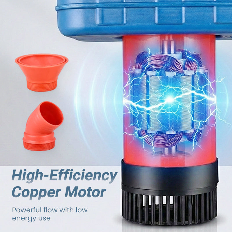 2-in-1-Teichbelüfter und -Pumpe – 550W, 12m³/h | Schwimmend