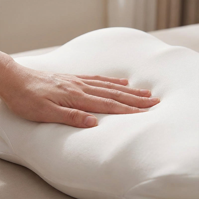 ☁️ Bio-Memory-Schaumkissen – Ergonomisch geformt & druckentlastend für besseren Schlaf