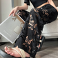 👖 50% RABATT! 💜 Damen-Hose mit Strass-Print und Cut-Outs – Auffälliges Design, Bequeme Passform & Modischer Hingucker ✨