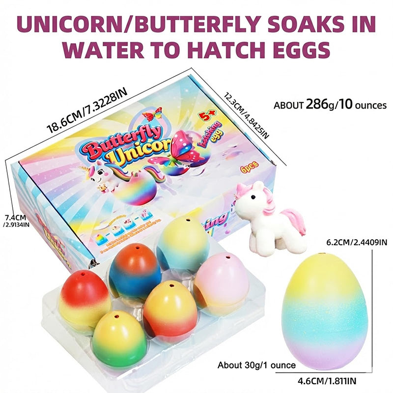 🐣🦄 Wachsende Oster-Überraschungs-Eier – Schlüpfende Tierfiguren im Wasser (Dino, Einhorn & mehr)