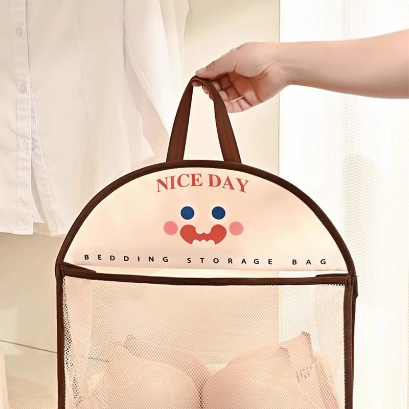 🎒Mehrzweck-Aufbewahrungstasche mit sichtbarem Netz zum Aufhängen