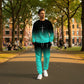 👕🏃 Herren-Trainingsanzug – Farbverlauf-Design, Weich & Atmungsaktiv für Sport & Freizeit 🌬️