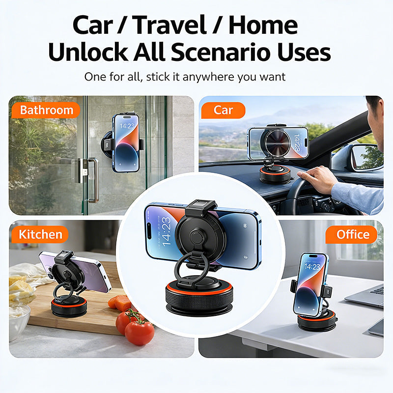 ✨🔥Vakuum-Saugnapf-Magnethalterung für Mobiltelefone im Auto🚗