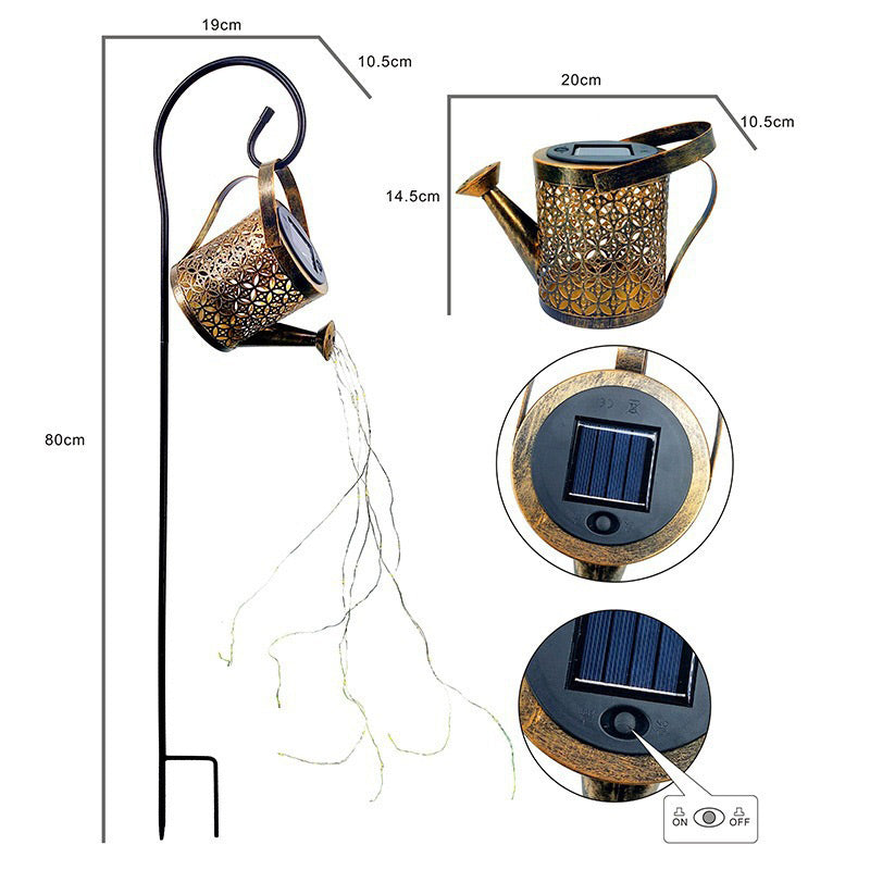 ⏳Letzter Tag 50% Rabatt⏳Solarbetriebene Wasserfall-Lichter