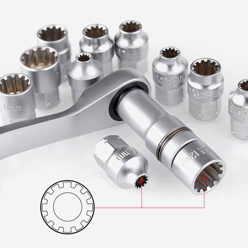 17/29 STK Core Ratsche Socket Schraubenschlüssel Kit
