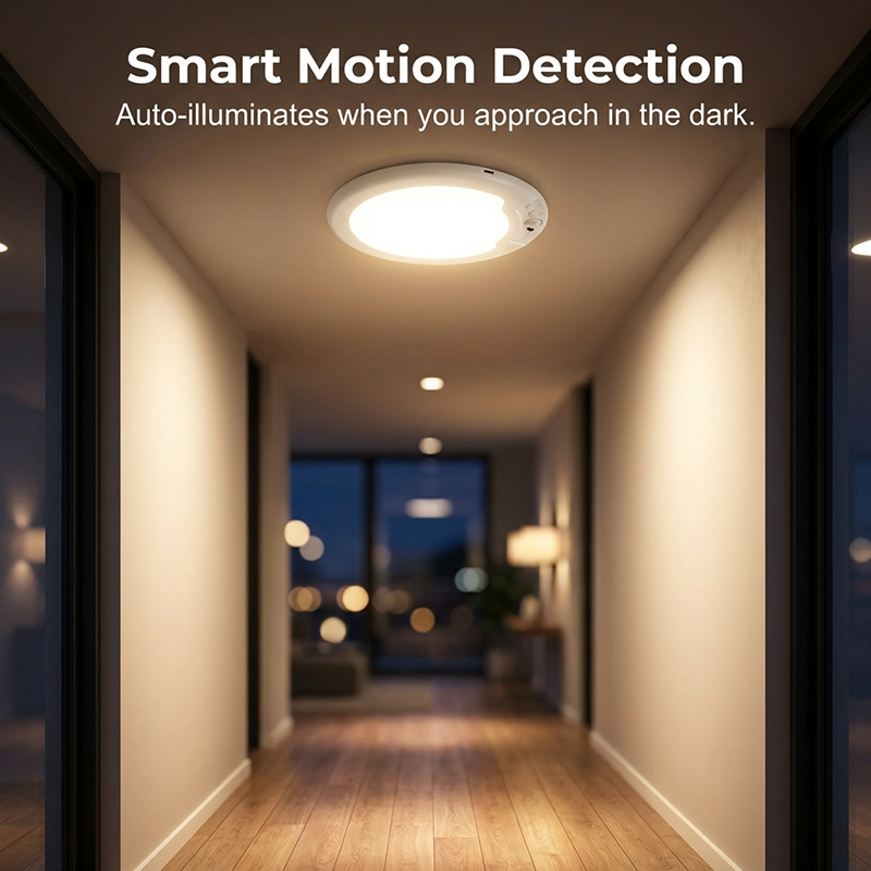 💎50% Rabatt✨Wiederaufladbare LED-Deckenleuchte mit Bewegungssensor💡⚡Licht per Sprachbefehl – Schluss mit dem lästigen Drücken von Schaltern🔌