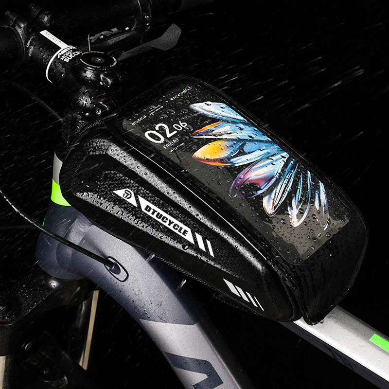 🚴 50% RABATT! 📱 Wasserdichte Fahrrad Oberrohrtasche – Hardcase Handyhalter, Perfekt für MTB & Rennrad 🗺️