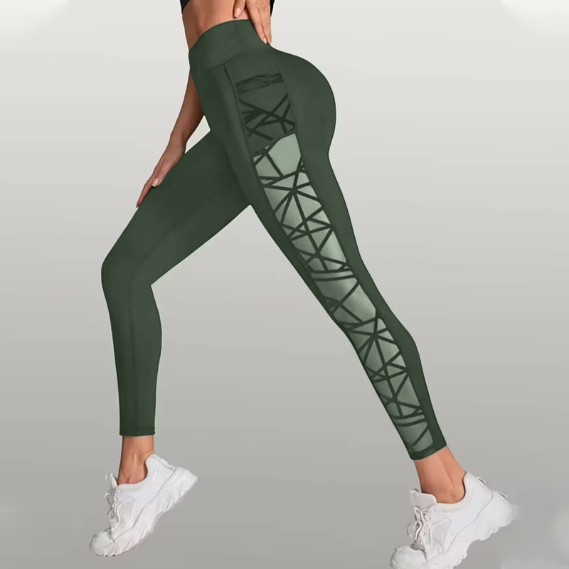 🩲 50% RABATT! 🧘 Damen-Mesh-High-Waist-Yogahose mit Taschen – Atmungsaktive Mesh-Panels, Bleibt Kühl & Perfekt für Intensive Workouts 🌸