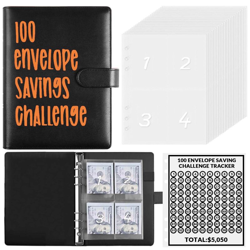 ⏰Letzte 4 Stunden 50 % Rabatt🎁100-Tage-Spar-Challenge mit Umschlägen✉️💸