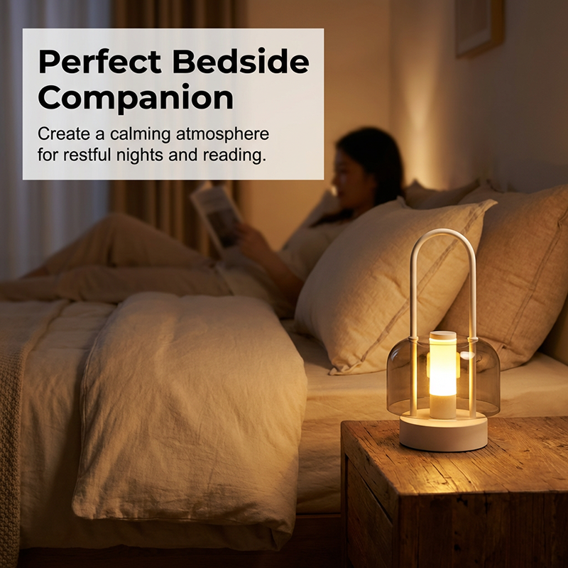 Wiederaufladbare LED-Laterne mit Touch-Bedienung