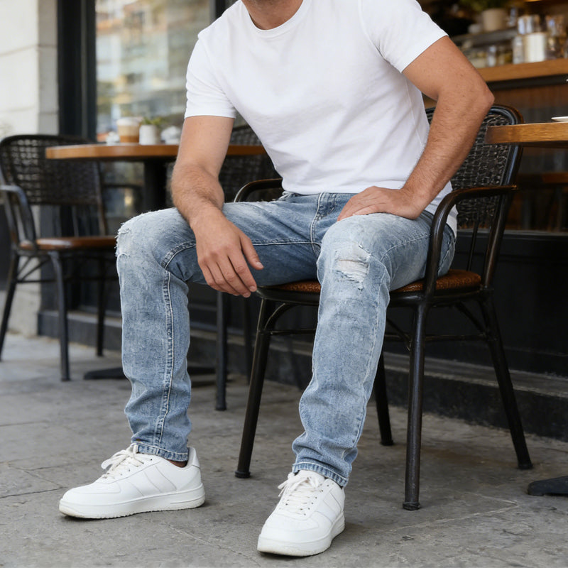 ✨🔥Moderne Slim-Fit-Stretchjeans für Herren👖