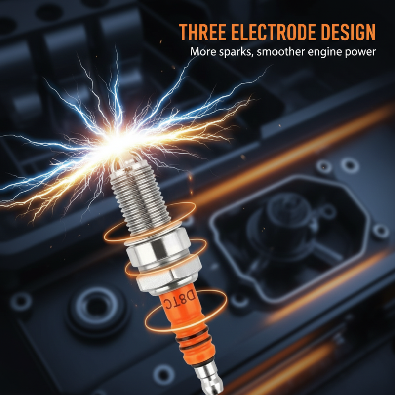 ⚡ D8TC 3-Elektroden Zündkerze – Mehr Power, Weniger Verbrauch & Langlebigkeit Für Optimale Motorleistung 🔥