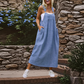 👗 50% RABATT! 💙 Damen Latzkleid in Denim-Optik – Locker, Modern & Perfekt Für Den Alltag 🌸