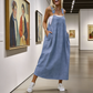👗 50% RABATT! 💙 Damen Latzkleid in Denim-Optik – Locker, Modern & Perfekt Für Den Alltag 🌸
