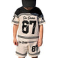 3D-Print-T-Shirt- & Shorts-Set für Jungen