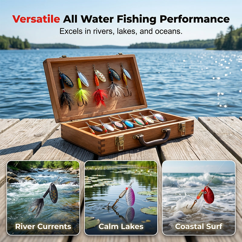 Metal Spinnerbait Fishing Lure