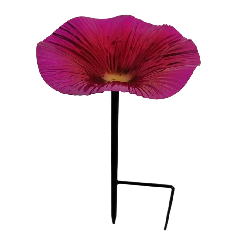 Lebendiger Gartenblumen-Stab-Vogelfutterspender