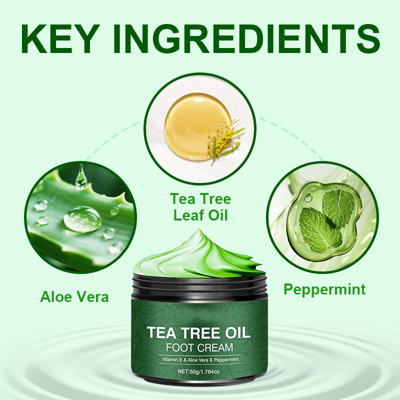✨💝Beruhigende Fußcreme mit Aloe Vera & Teebaumöl