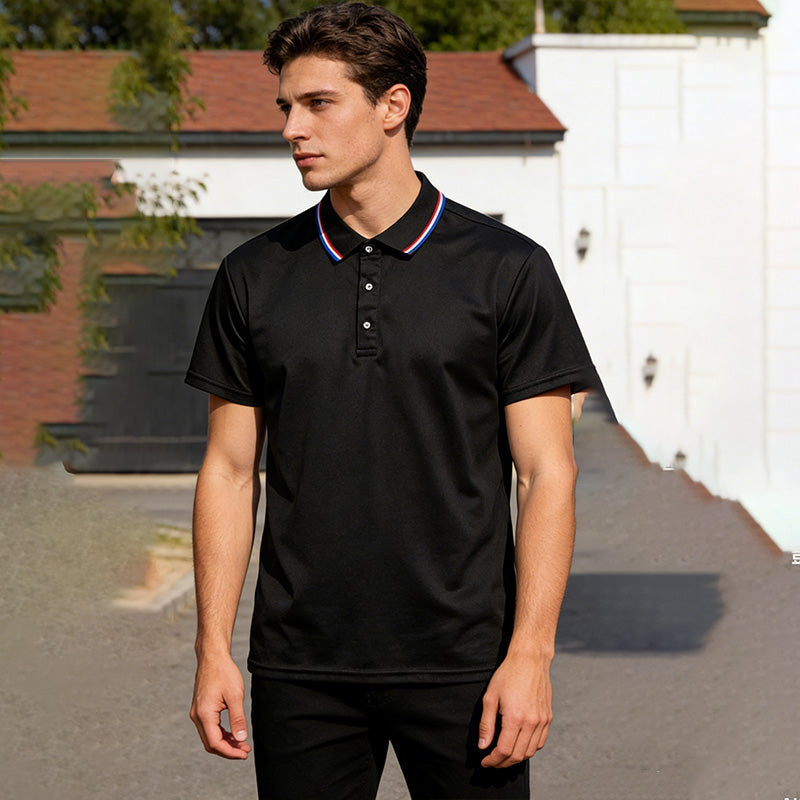 👔 LIMITIERTES ANGEBOT: 50% RABATT! ⛳ Golf-Freizeit-Set für Herren – Atmungsaktive Kurzarmhemden mit Kragen 🎯