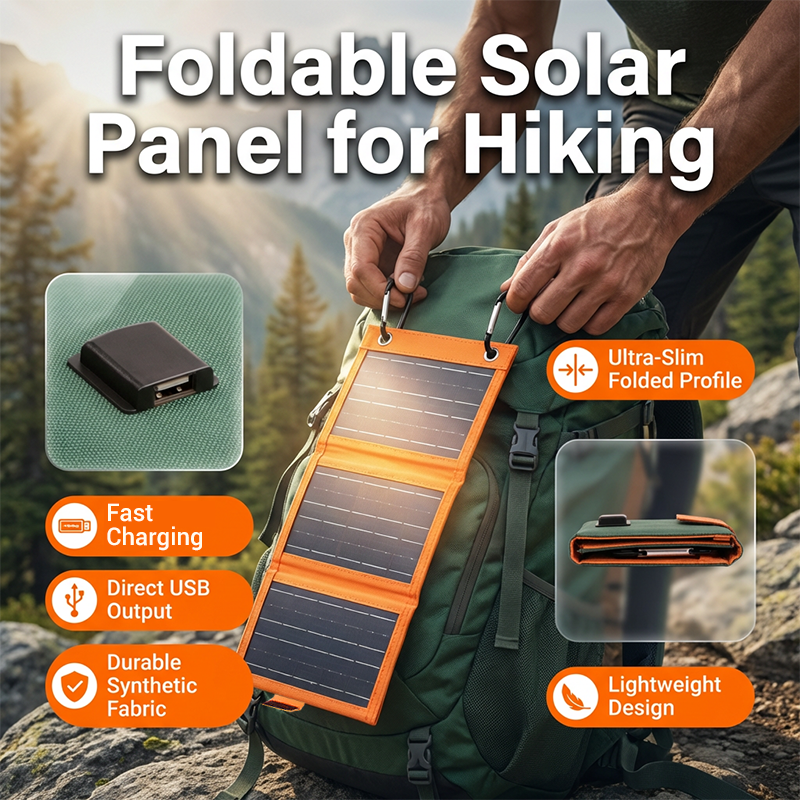 🔥 Sonderangebot: 50 % Rabatt 🔥 Tragbares Solarpanel mit USB-Ladeanschluss
