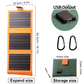 🔥 Sonderangebot: 50 % Rabatt 🔥 Tragbares Solarpanel mit USB-Ladeanschluss