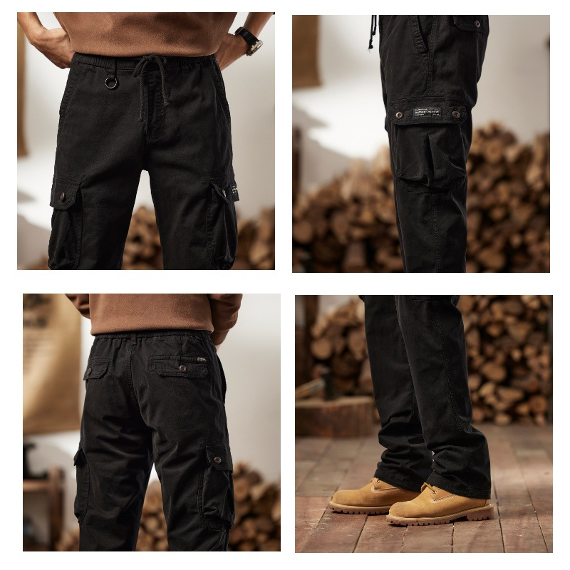👖50% Rabatt! ⚡ Herren-Taktik-Arbeitshosen – gerade geschnitten, atmungsaktives hochwertiges Baumwollmaterial, praktische Taschen 🎒
