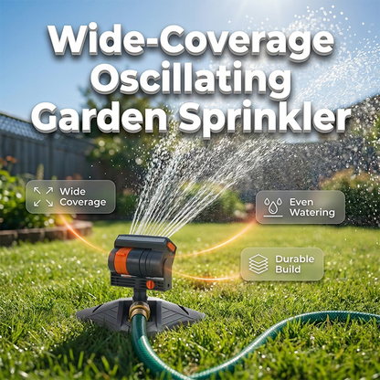 ✨🔥Gartenregner mit großer Reichweite und automatischer Rotation💦