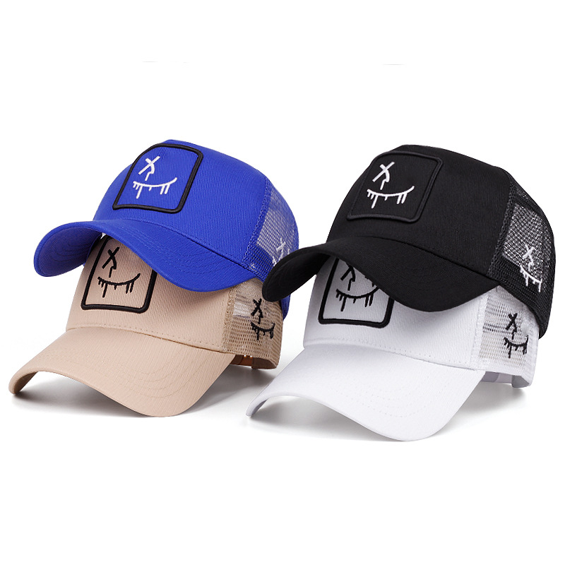 🔥Solange der Vorrat reicht 50 % Rabatt!🎉Unisex-Baseballkappe im Streetstyle mit Smiley-Motiv