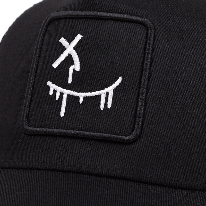 🔥Solange der Vorrat reicht 50 % Rabatt!🎉Unisex-Baseballkappe im Streetstyle mit Smiley-Motiv