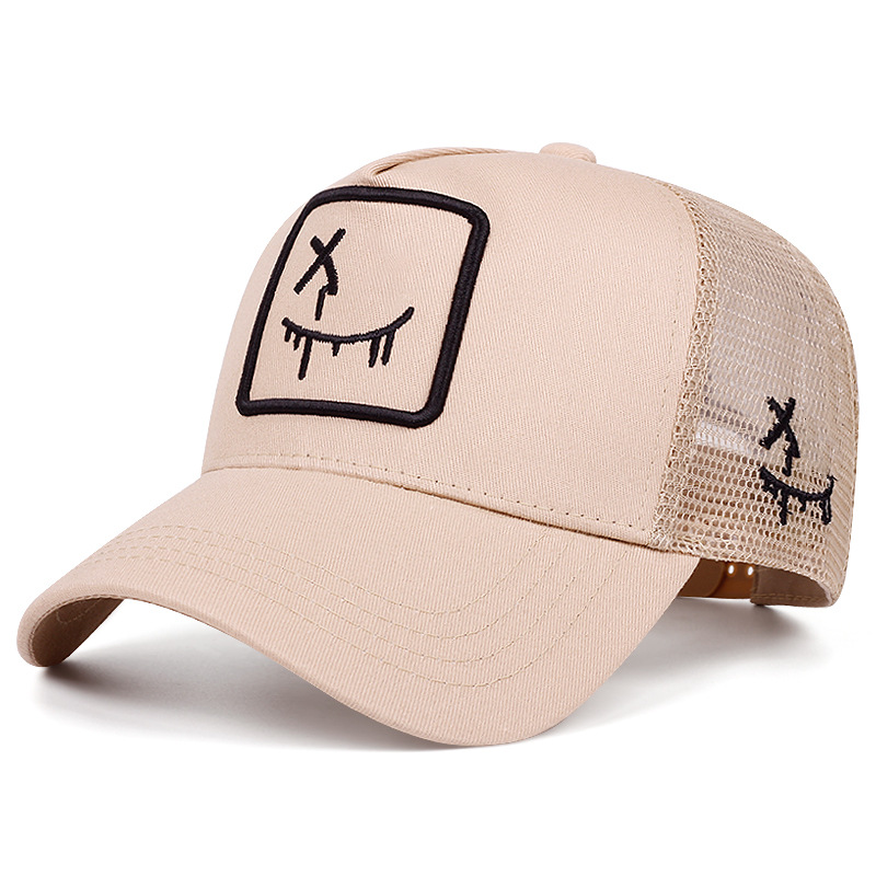 🔥Solange der Vorrat reicht 50 % Rabatt!🎉Unisex-Baseballkappe im Streetstyle mit Smiley-Motiv
