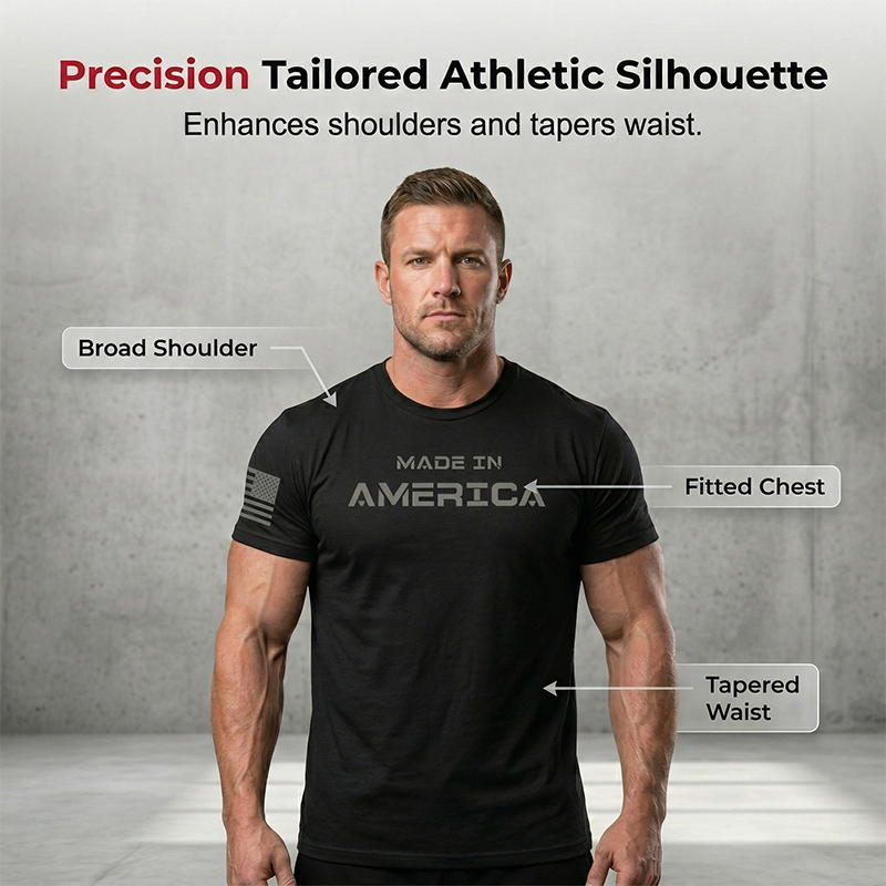 👕 50% RABATT! 🏃‍♂️ Herren Rundhals-T-Shirt Athletic Fit – Atmungsaktiv, Feuchtigkeitsableitung, Premium Stoff 🍂