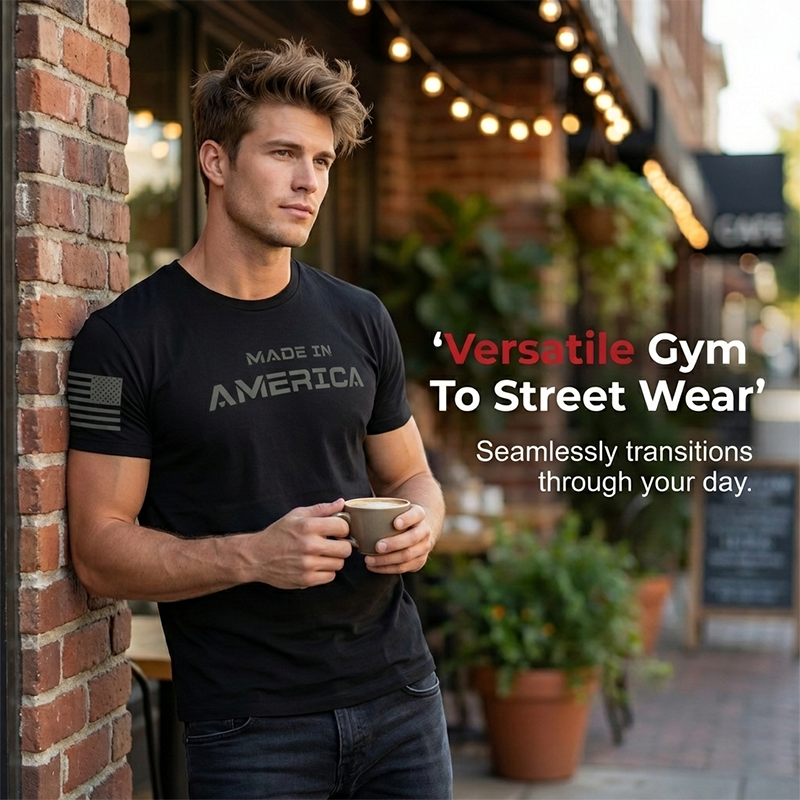 👕 50% RABATT! 🏃‍♂️ Herren Rundhals-T-Shirt Athletic Fit – Atmungsaktiv, Feuchtigkeitsableitung, Premium Stoff 🍂
