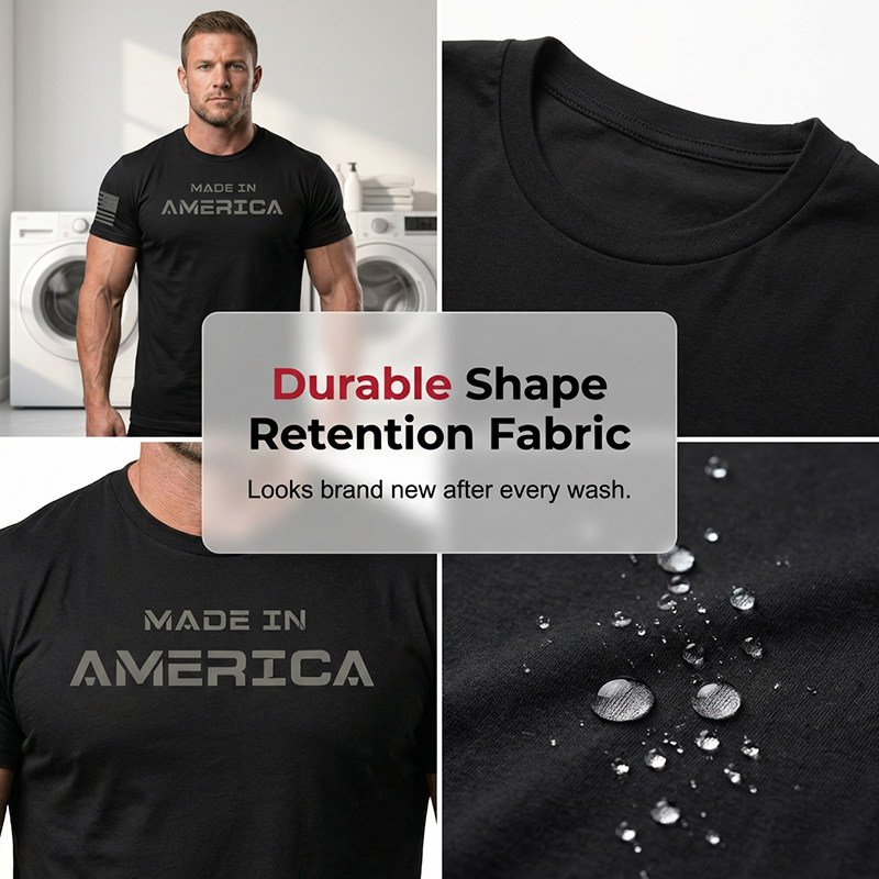 👕 50% RABATT! 🏃‍♂️ Herren Rundhals-T-Shirt Athletic Fit – Atmungsaktiv, Feuchtigkeitsableitung, Premium Stoff 🍂