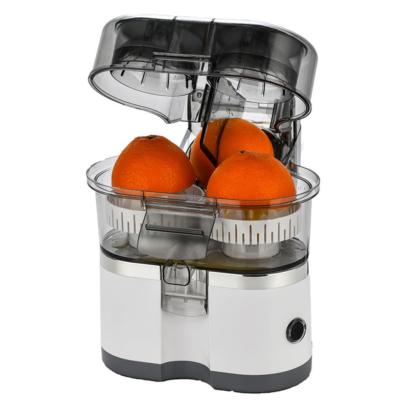 🍹🔥 50% RABATT ⏰ Automatische Zitruspresse mit zwei Ausläufen – frischer Saft in Sekunden 🍊✨