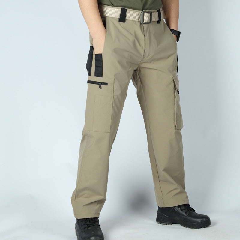 📢📢50% OFF !! ⏰Men's Solid Color Breathable Long Cargo Pants
