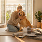 Hundepflegeset mit Vakuum, Hundeknipser, 12000Pa starke Absaugung, 99% Tierhaare, Haustierpflegeset mit 7 bewährten Schuppenwerkzeugen Weihnachtsgeschenk