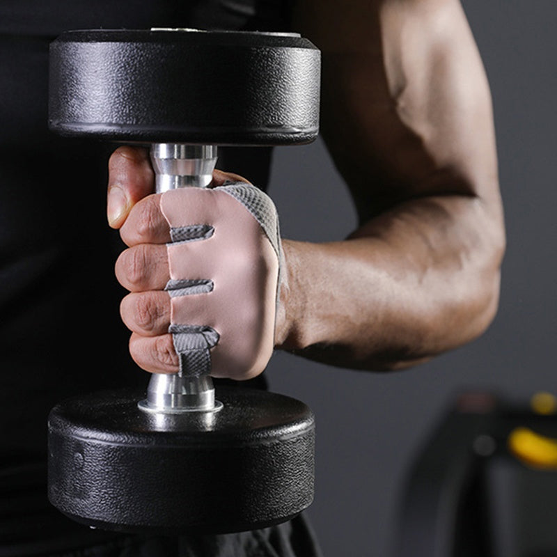 Rutschfeste, atmungsaktive Halbfinger-Trainingshandschuhe