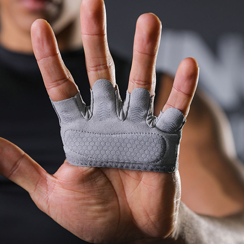 Rutschfeste, atmungsaktive Halbfinger-Trainingshandschuhe