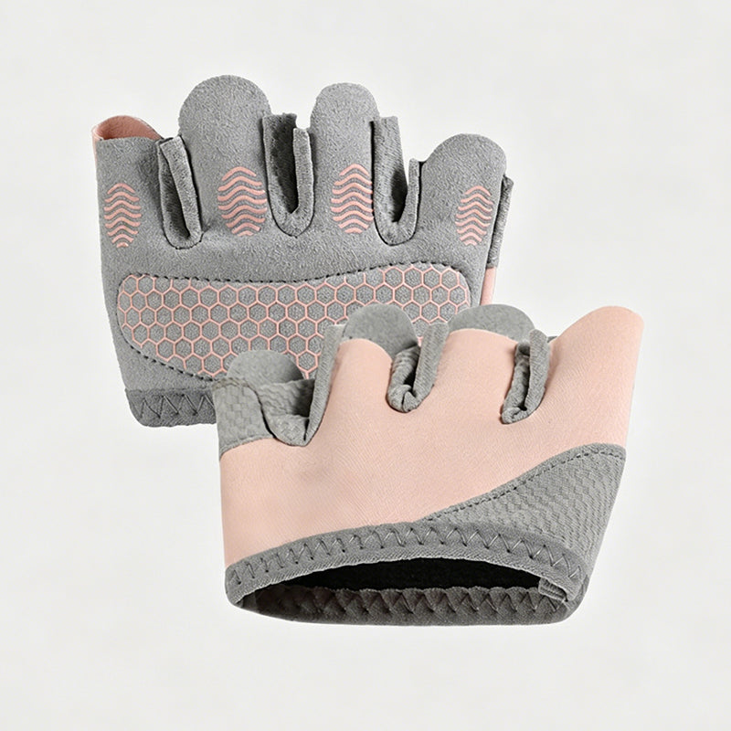 Rutschfeste, atmungsaktive Halbfinger-Trainingshandschuhe