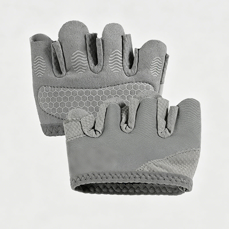 Rutschfeste, atmungsaktive Halbfinger-Trainingshandschuhe