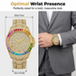 Men's Full Stone Quartz Watch