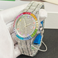 Men's Full Stone Quartz Watch