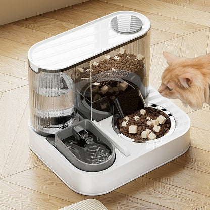 2-in-1-Futter- und Wasserspender für Haustiere