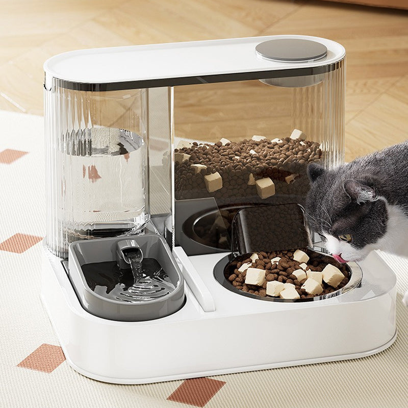 2-in-1-Futter- und Wasserspender für Haustiere