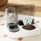 2-in-1-Futter- und Wasserspender für Haustiere