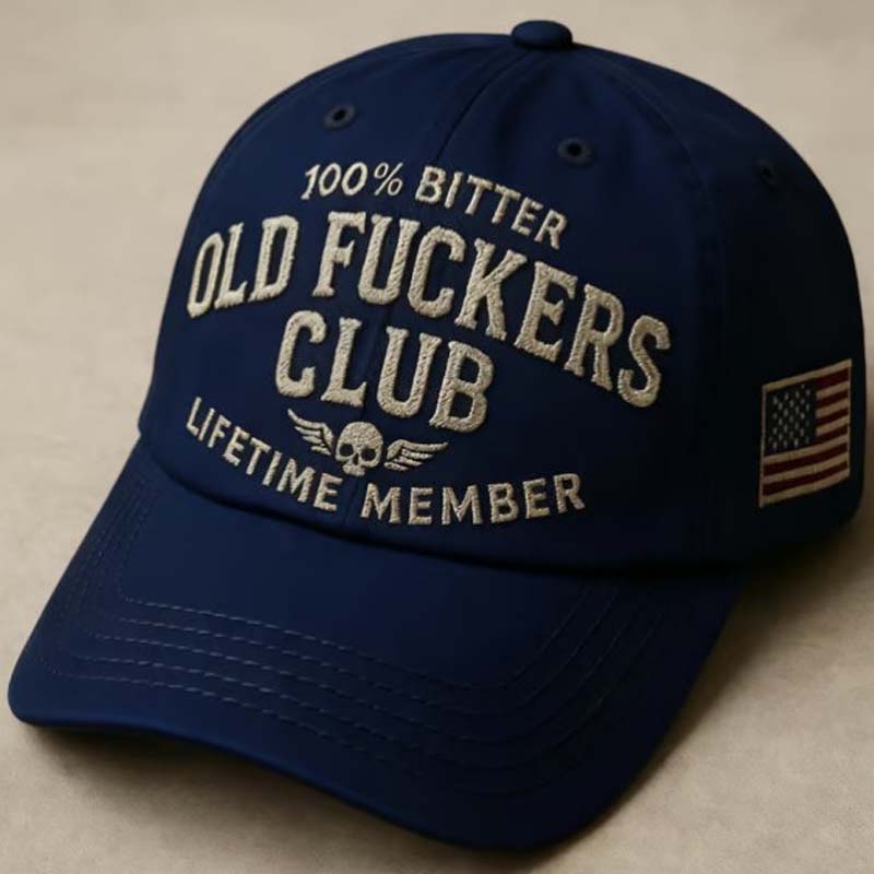Vintage Baseball Cap with Funny Text