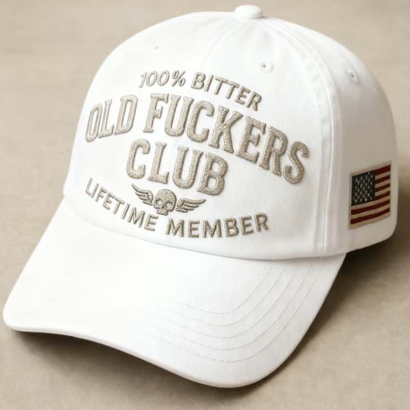 Vintage Baseball Cap with Funny Text